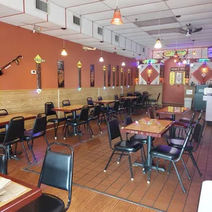 the interior of a restaurant