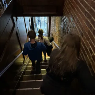 Heading down from the second floor bar.
