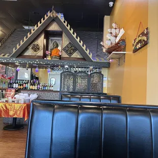 Inside restaurant
