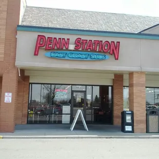 the front of the restaurant