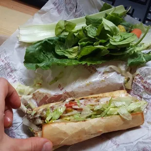 Small beef cheesesteak with all the toppings