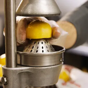 Freshly squeezed lemonade