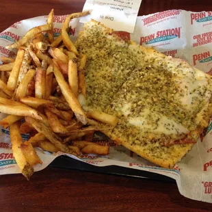 8" Pizza Sub with Fries