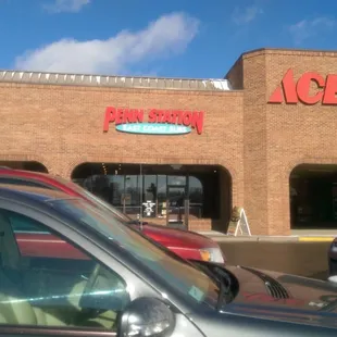 sushi and sashimi, outside