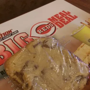 a sandwich and a drink