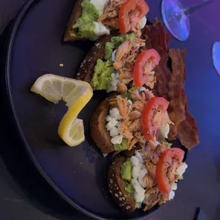 Avocado Toast with Smoked Salmon absolutely amazing