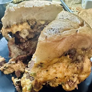 Pimento Brisket sandwich- yum!