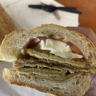 Eggplant Caprese Sandwich