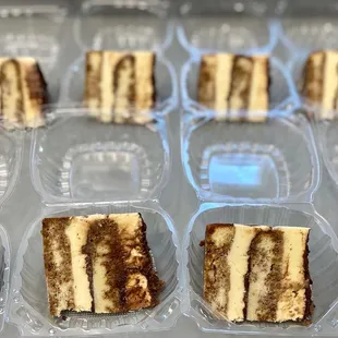 Tiramisu -- slices (and whole cakes, too)