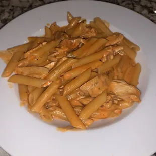 Penne with Pink Sauce &amp; Grilled Chicken