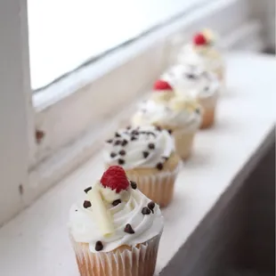 Got some cupcakes together for a winter photo shoot.   Kate Stutz Photography.