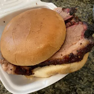 Sliced Beef Sandwich