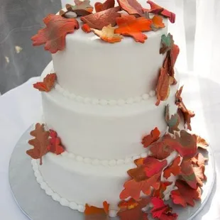 Thanksgiving leaf cake, 2009