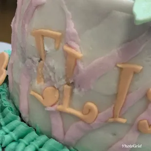 The letters are suppose to be EL