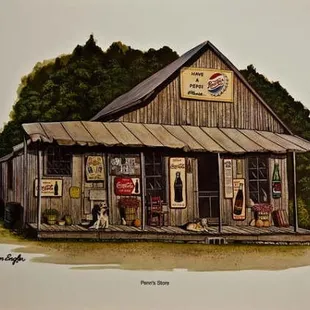 the front of the store