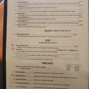 Menu || IG: @misspiggyeats