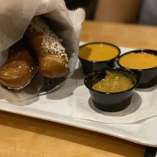 Pretzels with Beer Cheese