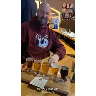 a man sitting at a bar