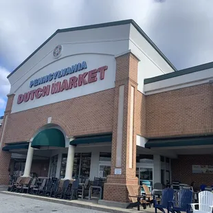 the front of the store