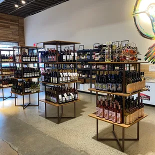 a wine store