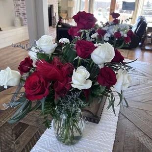 Beautiful flowers for her! Thank you ladies!