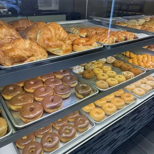 They have bagels, croissants and sausage rolls too!