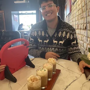 Christmas Coffee Flight