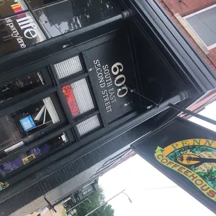 Exterior of the shop.