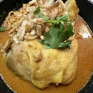 Khao Soi (Curry Noodles) with Chicken
