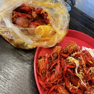 Crawfish from Phil&apos;s! Delicious