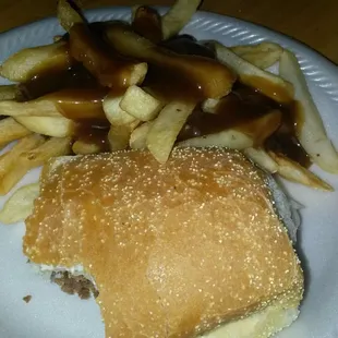Cheesesteak with ff and gravy