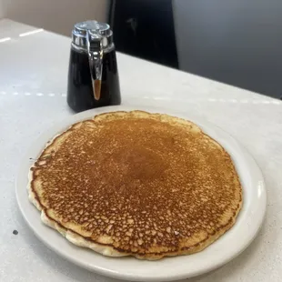 Beautiful Penny's Diner pancake, although it wasn't hot, it tasted delicious