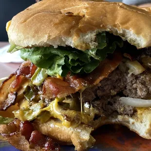 Huge BGCCB. Hand pressed and seasoned perfectly.