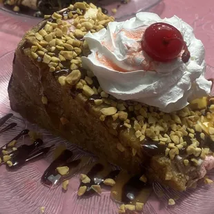 Banana split pie. I have stopped at least a dozen times just for a piece of this!