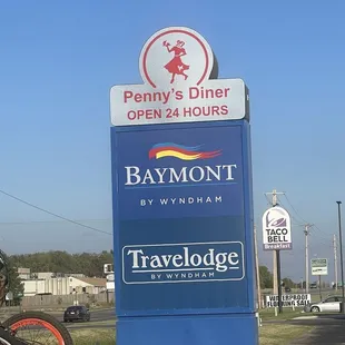 a sign for a restaurant