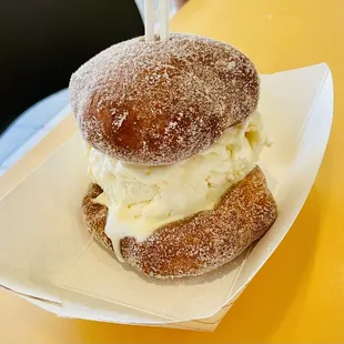 Malasadas ice cream sandwich-so good!!!