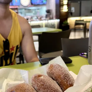 Ube coconut and custard
