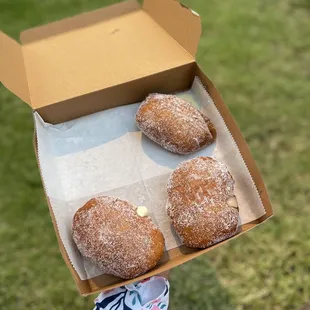 3 Filled Malasadas