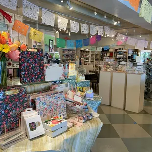 Novelty gifts, wrapping, paper, office supplies, stationery and cards are all available in store and online