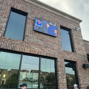 TVs on the patio