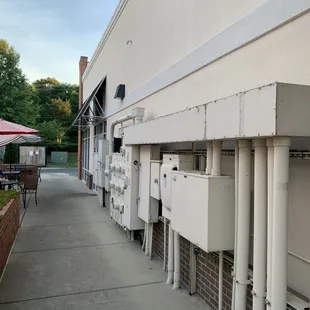 This is the side view where the entrance is