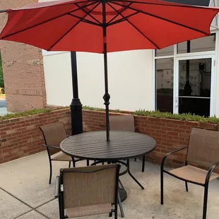 Outside seating area