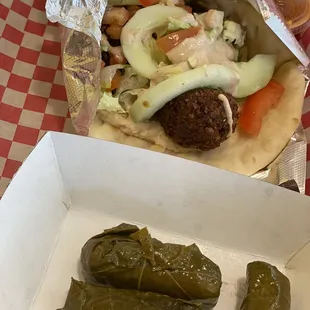Falafel Gyro Sandwich