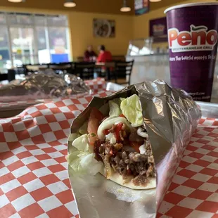 Philly Cheese Steak Gyro Sandwich