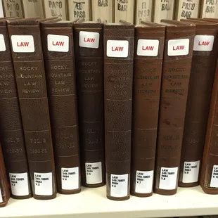 Penrose Library&apos;s Law Collection includes Rocky Mountain Law Reviews dating back to 1928!!