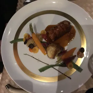 Bacon Wrapped Rabbit