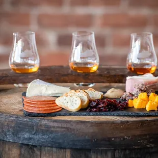 Bourbon Flight &amp; Charcuterie Board
Pc: Mary Rose Photography