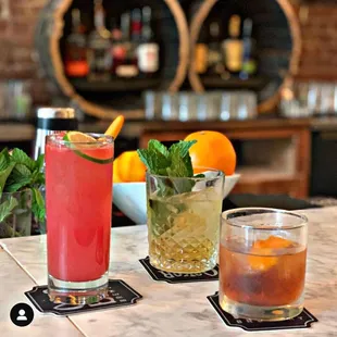 Foolish Pleasure - Watermelon Mule Authentic - Mint Julep I&apos;ll Have Another - Old Fashion
 PhotoCred: @HeyMichelle