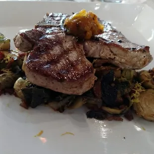 Bourbon Glazed Pork Chop
