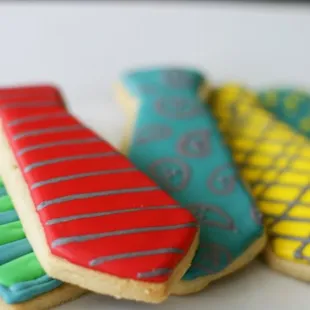 tie cookies